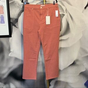 Joie NWT {$228} 30”x26” Color Guava Jeans